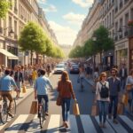 Client en Voiture Rues Commerçantes Île-de-France : Seulement 1 sur 6