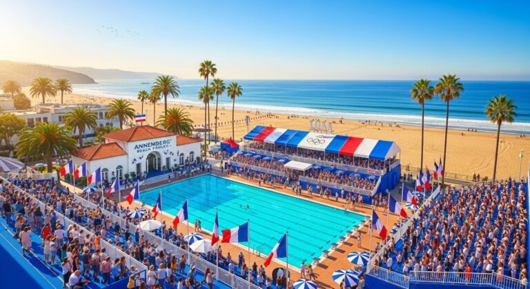 Club France JO 2028 : Santa Monica, Piscine et Fan-Zone