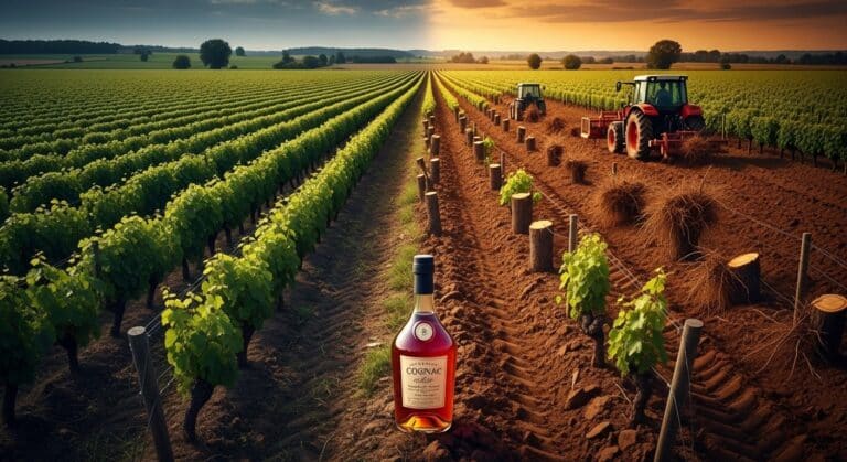Cognac en Crise : La Surprime Record pour Arracher les Vignes