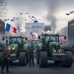 Colère Agricole à Paris : Tracteurs Devant l&rsquo;Assemblée Nationale
