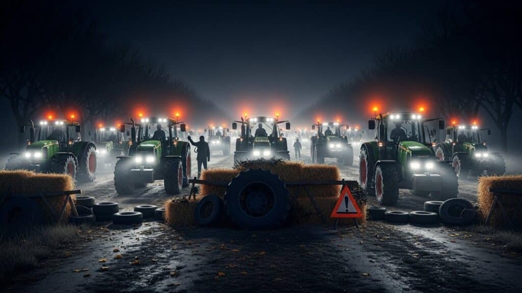 Colère Agriculteurs Bordeaux : Blocage Dépôt Pétrole