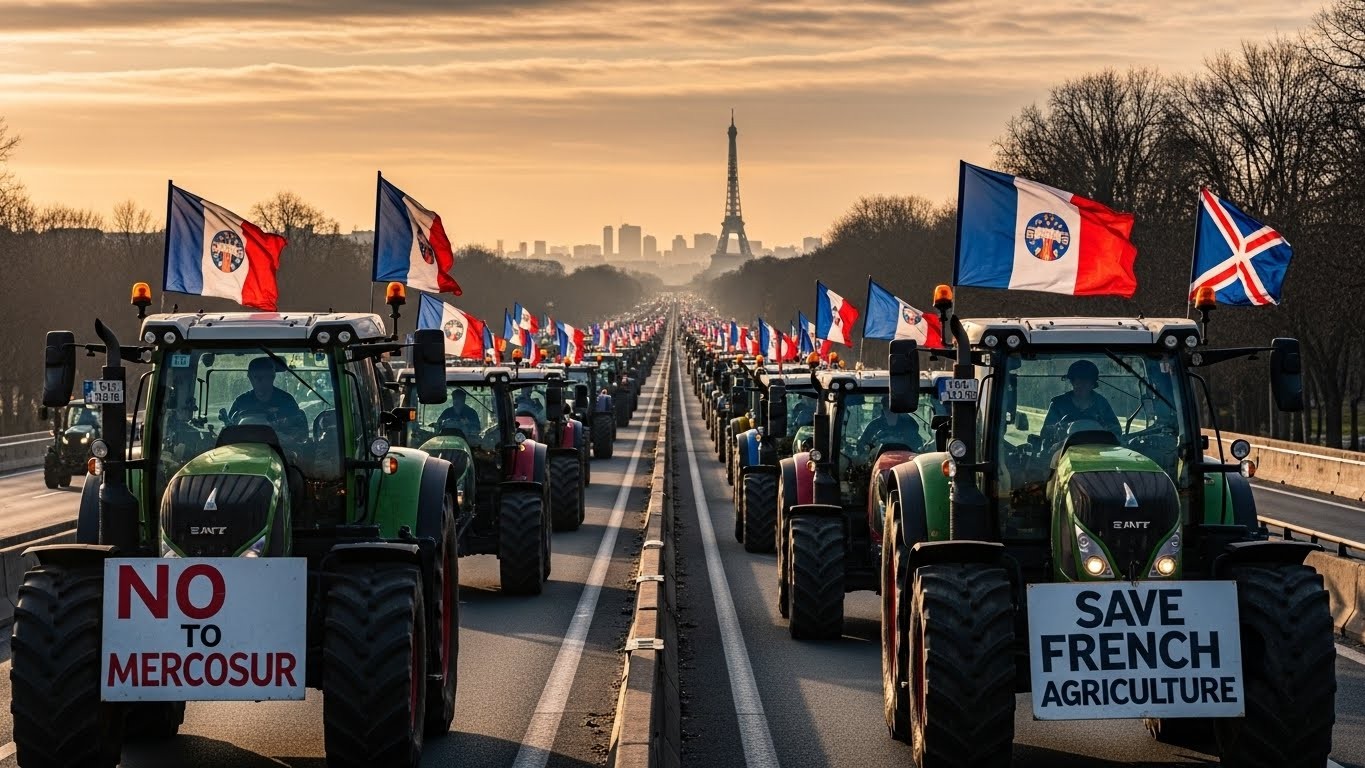 Découvrez pourquoi les agriculteurs français relancent leur mobilisation avec des convois de tracteurs pacifiques vers Paris. Analyse des revendications, blocages et réponses gouvernementales en ce début 2026.