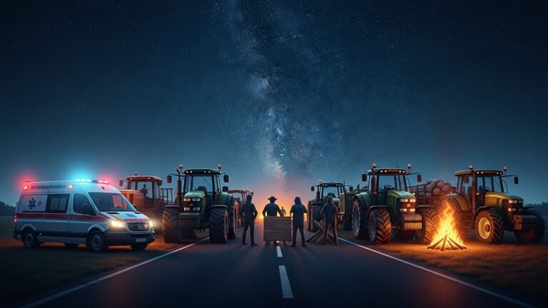 Colère Agriculteurs : Drame sur un Barrage près de Lyon