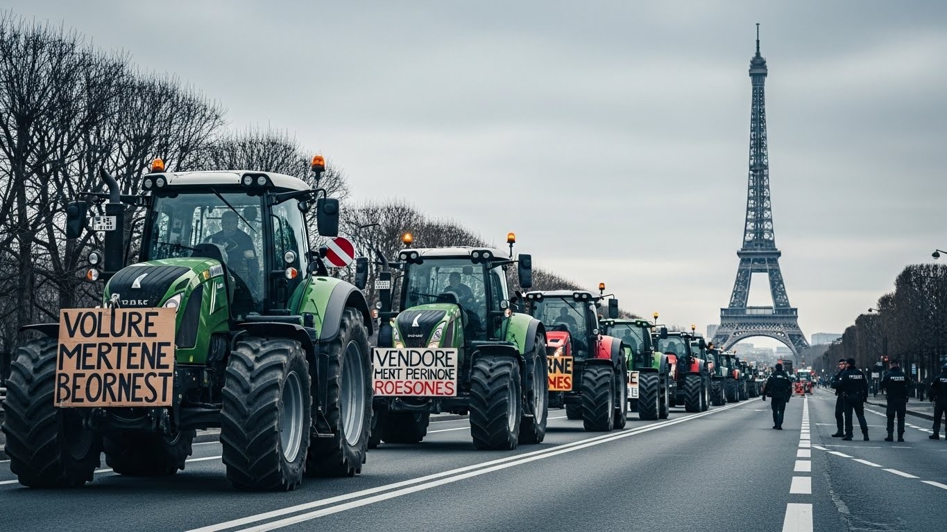Découvrez les raisons profondes de la colère des agriculteurs avec l'opération escargot sur le périphérique parisien ce 9 janvier 2026. Blocages, revendications et impacts sur la circulation expliqués en détail.