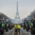 Colère Agriculteurs : Tracteurs Bloquent A13 vers Paris