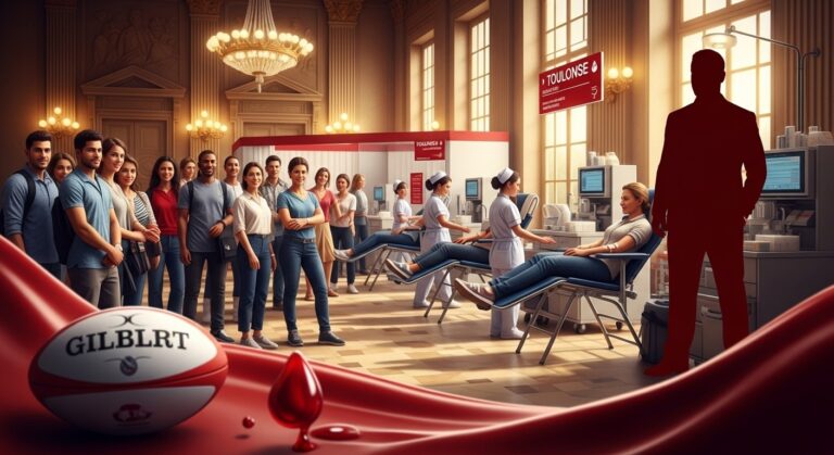 Collecte de Sang Géante à Toulouse : Ugo Mola en Parrain