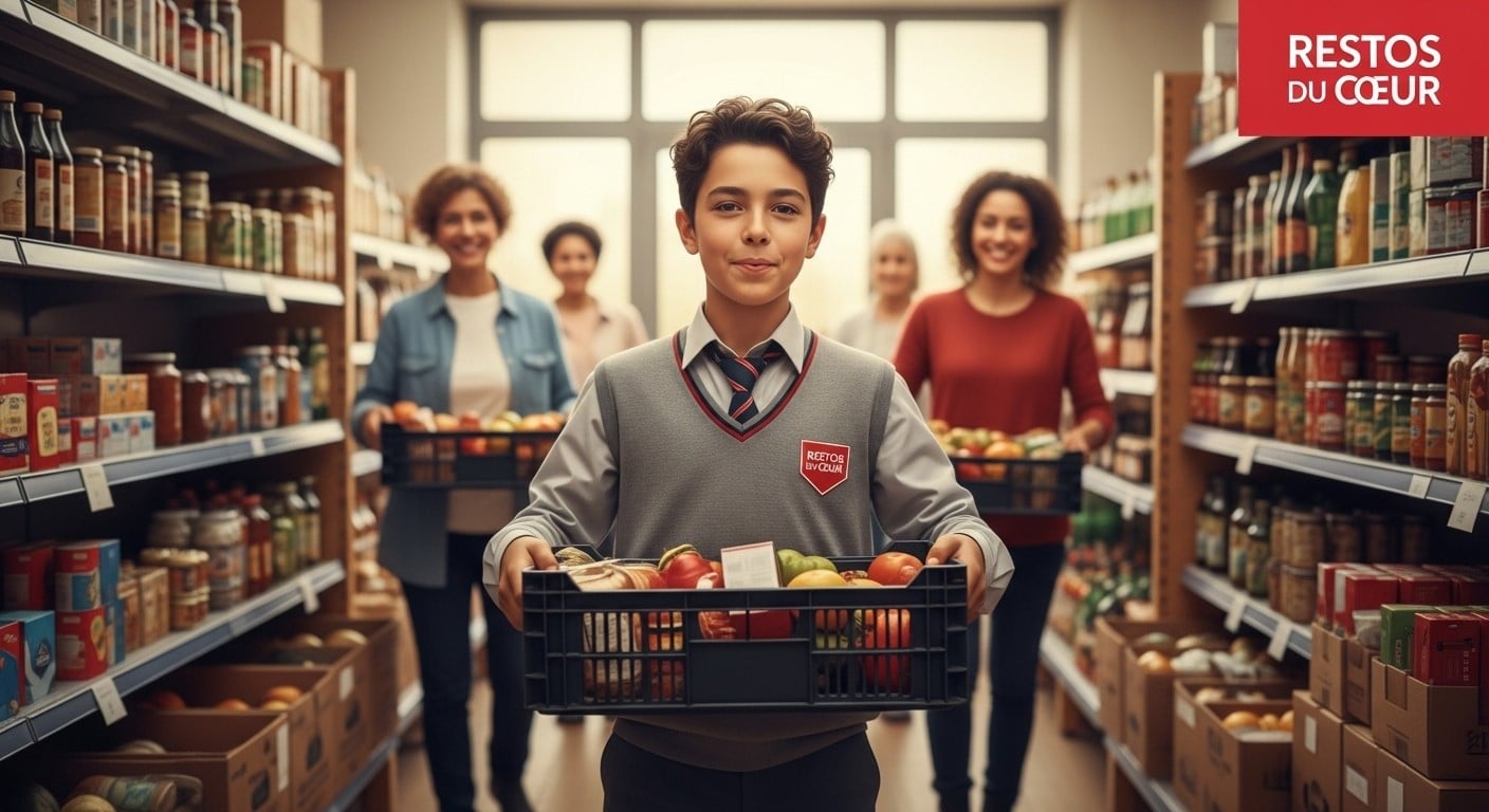 Dans un collège de la Drôme, les élèves sanctionnés troquent l'exclusion contre du bénévolat aux Restos du Cœur. Une approche responsabilisante qui change la vision de la punition scolaire et favorise l'empathie.