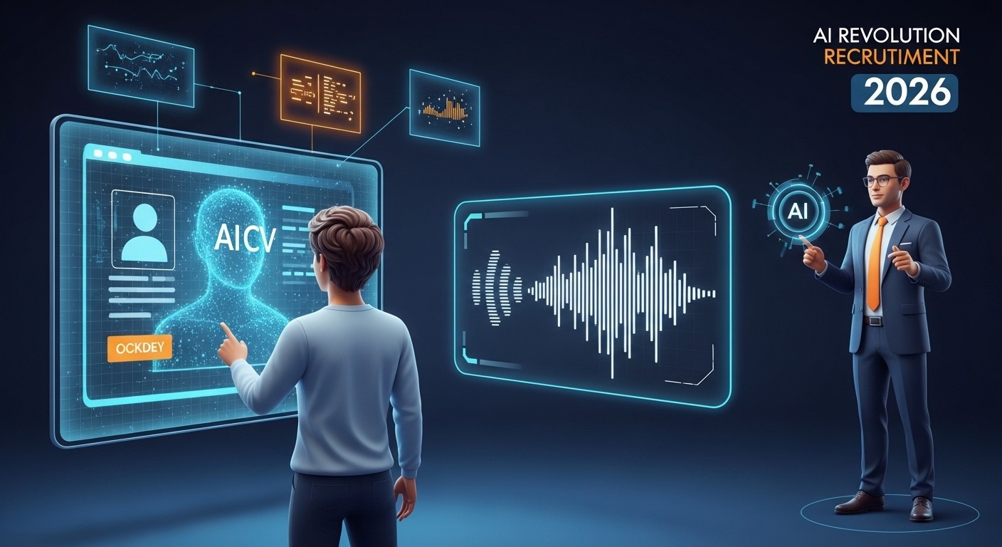 Découvrez comment l'intelligence artificielle transforme CV, lettres de motivation et entretiens d'embauche en 2026. Avantages, pièges et conseils pour candidats et recruteurs.