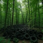 Condamnation pour Abandon de Pneus en Forêt de Chantilly