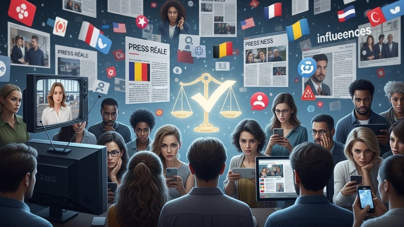 Découvrez les résultats du baromètre 2026 sur la confiance dans les médias : désinformation étrangère, labellisation, réseaux sociaux... 76% inquiets, que pensent vraiment les Français ?