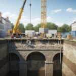 Construction à Limoges sur Aqueduc Romain