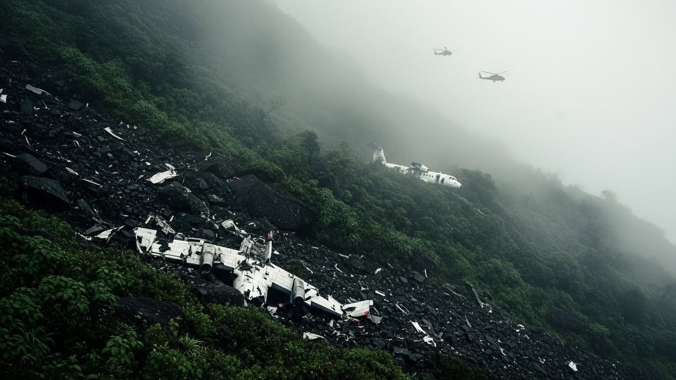 Tragédie aérienne en Indonésie : un ATR 42 s'écrase près de Makassar, débris localisés dans un parc national escarpé mais les 10 personnes à bord restent introuvables. Détails et contexte.