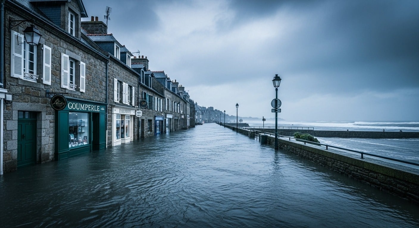Découvrez pourquoi le Finistère, le Morbihan et l'Ille-et-Vilaine restent en vigilance orange crues jusqu'à vendredi. Pluies intenses, sols saturés et marées hautes aggravent les inondations en Bretagne. Détails et conseils.