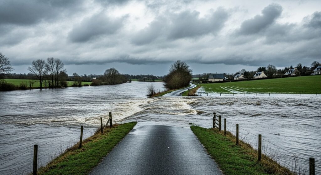 Crues en Bretagne : Ille-et-Vilaine et Morbihan en Alerte Orange Jusqu’à Vendredi