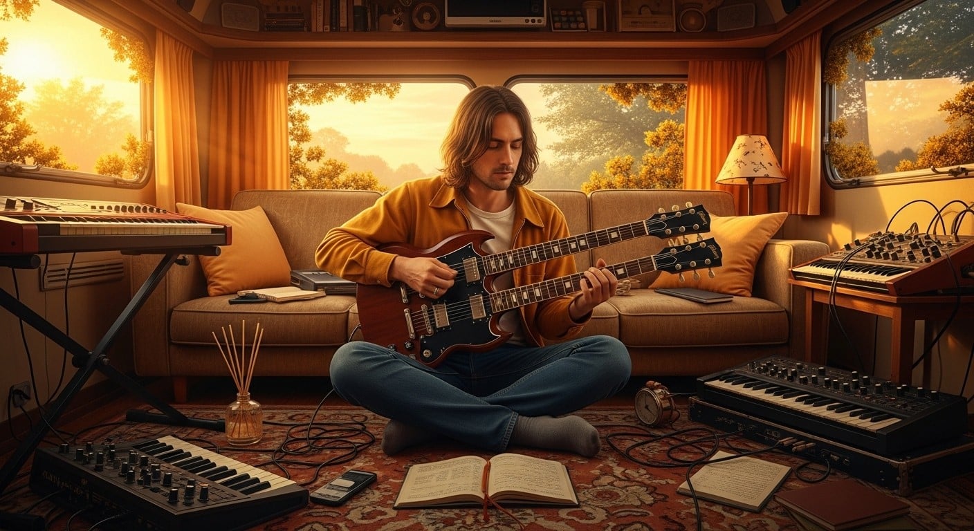 Découvrez le parcours inspirant de Dajak, de ses débuts à Melun à son concert mythique à l’Olympia. Solar Stereo, son nouvel album enregistré en mobil-home, marque une étape solaire dans sa carrière musicale.