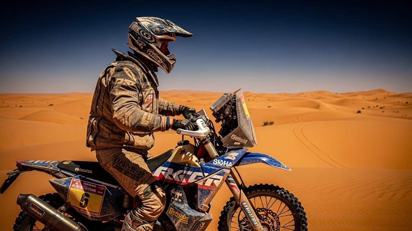Découvrez comment les motards du Dakar gèrent pilotage et navigation en même temps. Une concentration extrême, des astuces pros et les défis d'une discipline unique. Plongez dans les secrets de ces solitaires du désert.