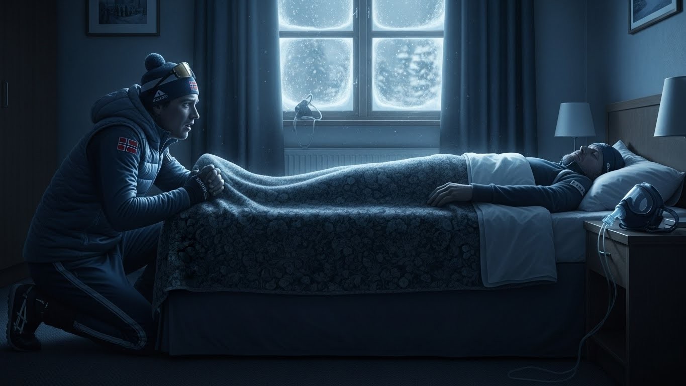 Le biathlète Johan-Olav Botn raconte la découverte tragique de son coéquipier Sivert Bakken mort dans sa chambre. Un choc immense, des polémiques autour d’un masque hypoxique et un appel au respect. Lisez son récit émouvant.