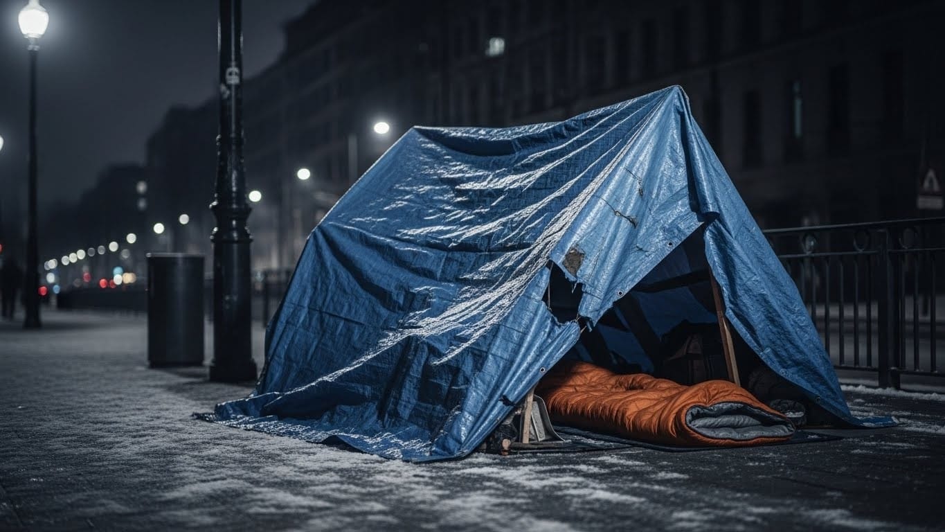 Un homme de 64 ans retrouvé mort sous une bâche après 10 ans dans la rue à Corbeil. Un drame qui révèle la mortalité croissante des SDF en France et l'urgence d'agir.