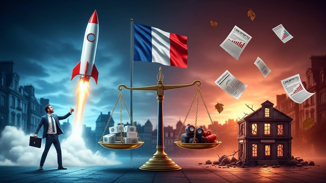En 2025, la France bat des records de créations et de défaillances d'entreprises. Découvrez les raisons de ce paradoxe saisissant et ses implications pour l'économie.
