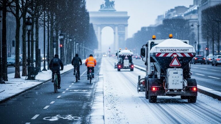 Déneigement Pistes Cyclables Paris : Une Organisation Rodée