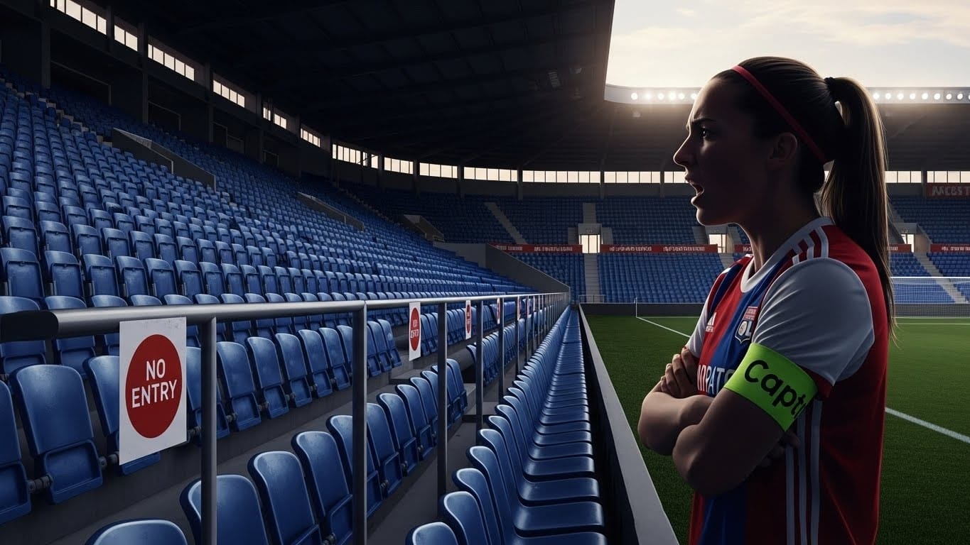 Wendie Renard s’indigne : les supporters lyonnais interdits de derby féminin à Saint-Étienne. Une décision qui pénalise le foot féminin alors qu’il n’a rien à voir avec les débordements masculins.