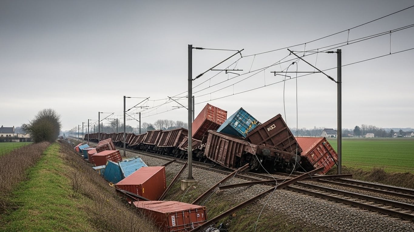 Un déraillement rarissime d'un train de marchandises près de Carentan paralyse la ligne ferroviaire entre Cherbourg et Caen. Des milliers d'usagers bloqués : explications, conséquences et solutions alternatives.