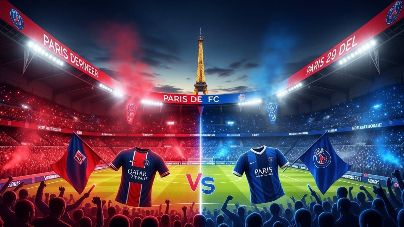 Découvrez pourquoi le derby PSG - Paris FC de ce dimanche marque un tournant historique pour le football parisien. Rivalité authentique, passion et enjeux : tout ce qu'il faut savoir sur ce choc unique en France.