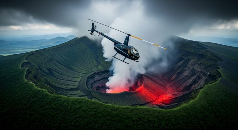 Disparition Mystérieuse d&rsquo;un Hélicoptère au Volcan Aso au Japon