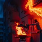 Dispute Amoureuse : Elle Jette Ses Affaires au Feu et Incendie l&rsquo;Immeuble