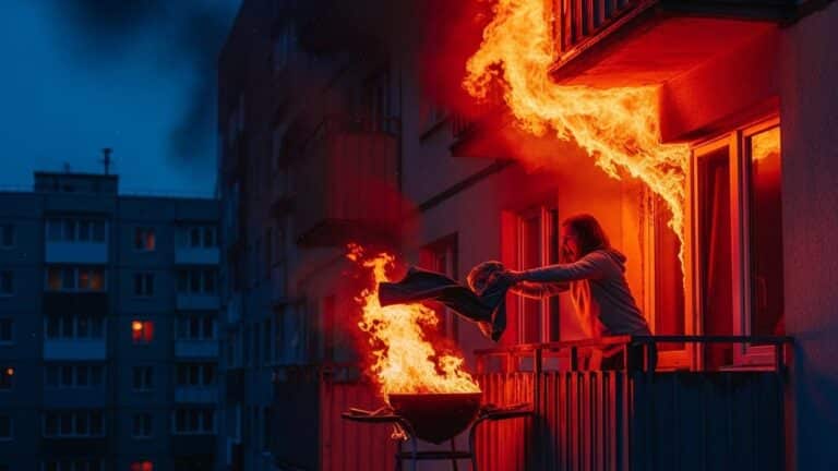 Dispute Amoureuse : Elle Jette Ses Affaires au Feu et Incendie l&rsquo;Immeuble