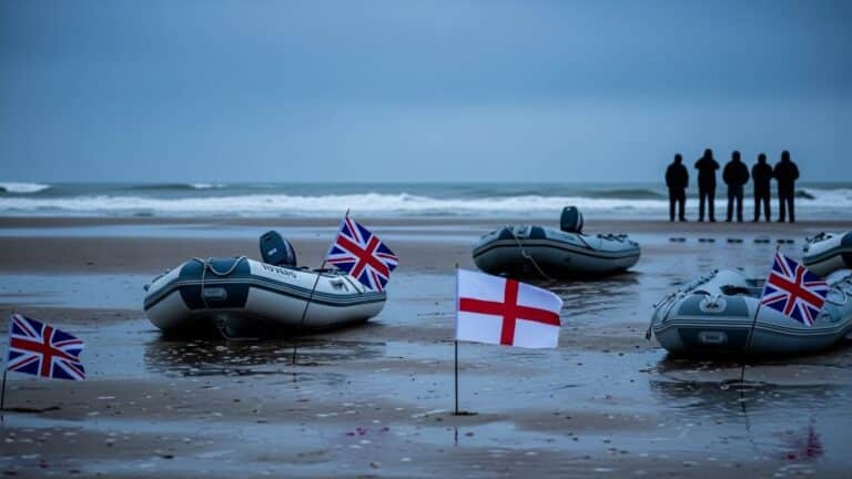 Dix Militants Britanniques Interdits en France pour Actions Anti-Migrants