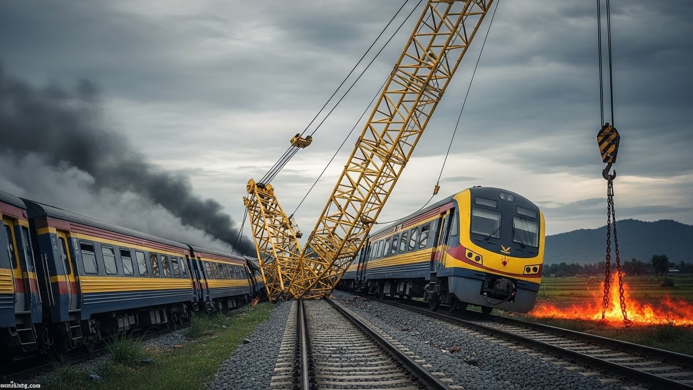 Tragédie ferroviaire en Thaïlande : une grue de chantier s'effondre sur un train de passagers, faisant au moins 22 morts et de nombreux blessés. Détails, contexte et enjeux de sécurité.