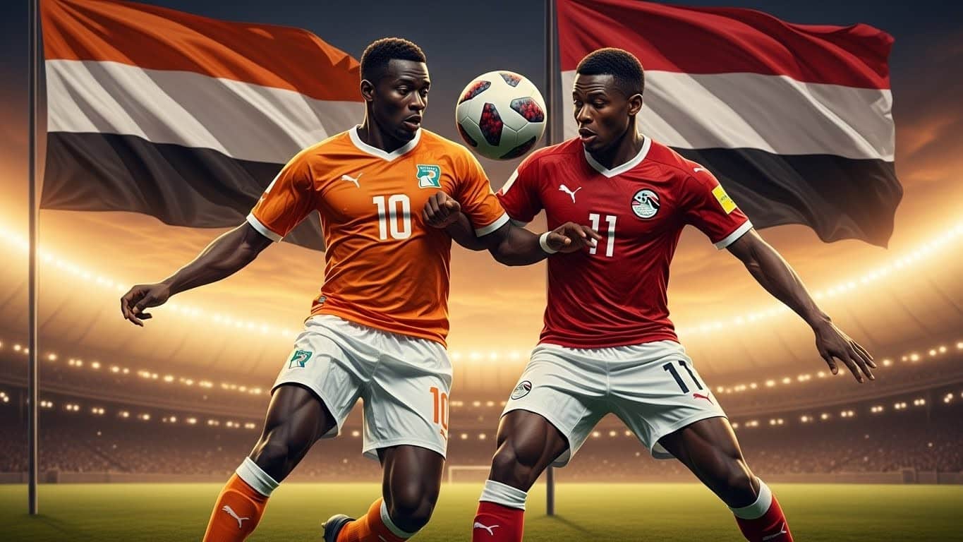 Ce samedi 10 janvier 2026, l’Égypte de Salah défie la Côte d’Ivoire tenante du titre en quart de finale de la CAN. Heure, chaîne TV, clés du match et analyse complète.