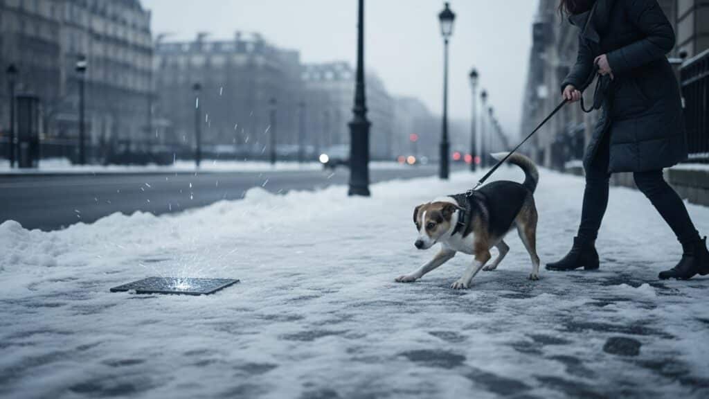 Électrocution Chien Paris : Drame sur un Trottoir du 8e