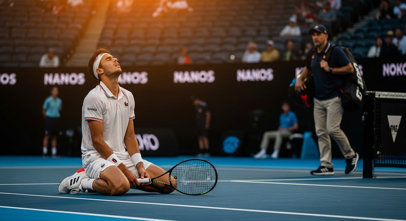 Découvrez comment Elsa Jacquemot, 60e mondiale, a implosé émotionnellement contre Putintseva à l'Open d'Australie 2026, avec un coach qui quitte le court. Un frein majeur à sa progression vers le top ?