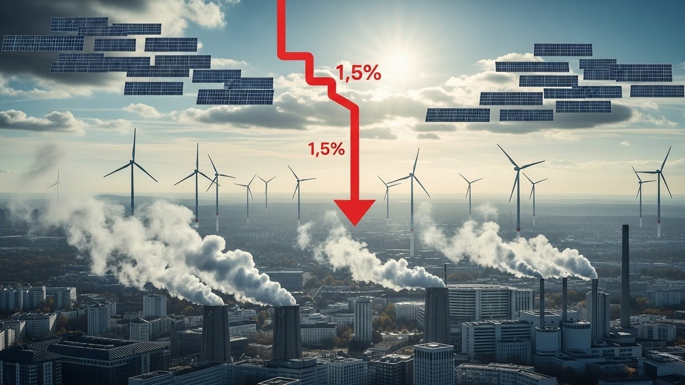 Découvrez pourquoi les émissions de CO2 en Allemagne baissent trop lentement en 2025, menaçant l'objectif de 65 % de réduction d'ici 2030. Analyse des secteurs en retard et des défis politiques actuels.