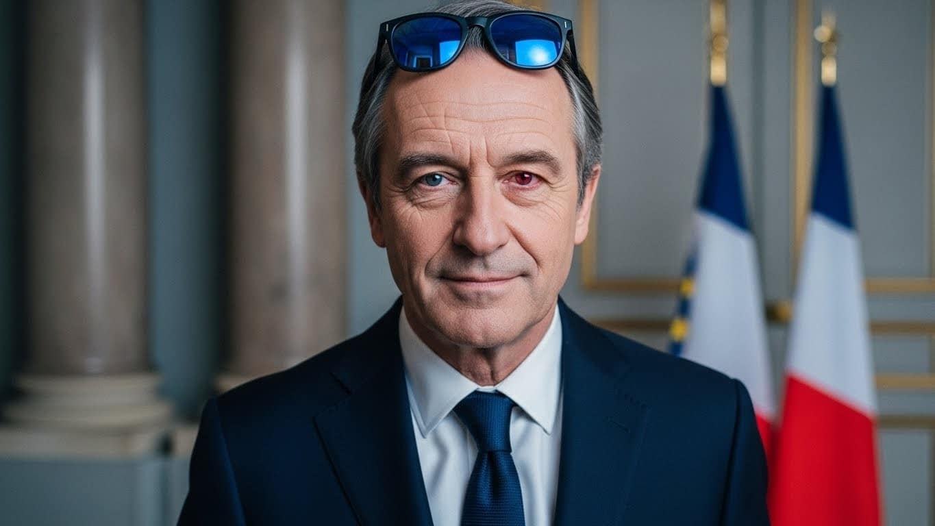 Découvrez pourquoi Emmanuel Macron porte des lunettes de soleil à l'Élysée et ce que cache cet œil injecté de sang. Une anecdote présidentielle entre humour et santé qui ne passe pas inaperçue.