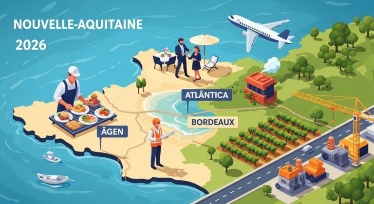 Emploi 2026 : Secteurs qui Recrutent en Nouvelle-Aquitaine