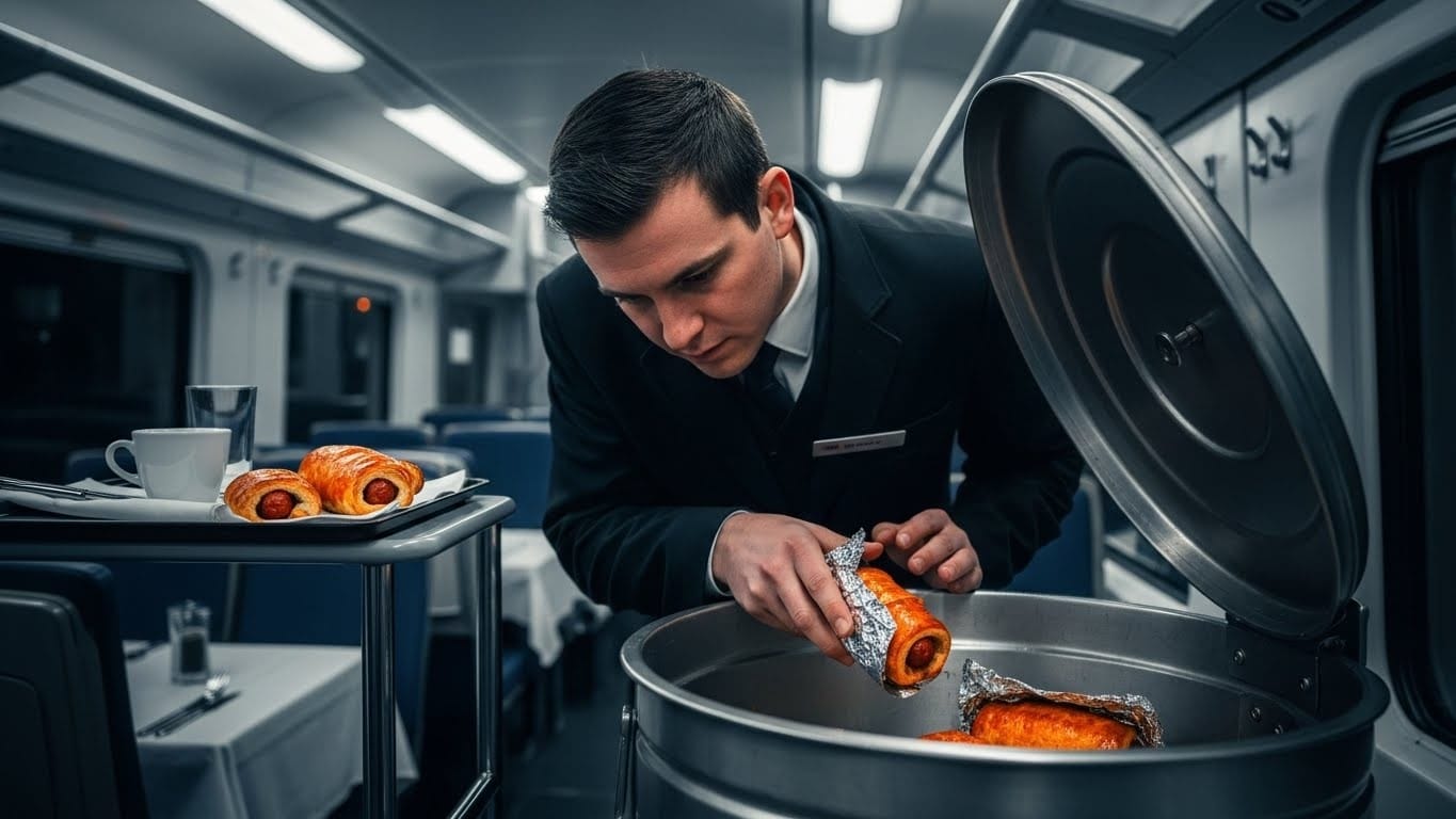 Un agent ferroviaire britannique licencié après avoir servi des feuilletés à la saucisse repêchés dans une poubelle : l’histoire incroyable qui divise et le verdict définitif du tribunal.