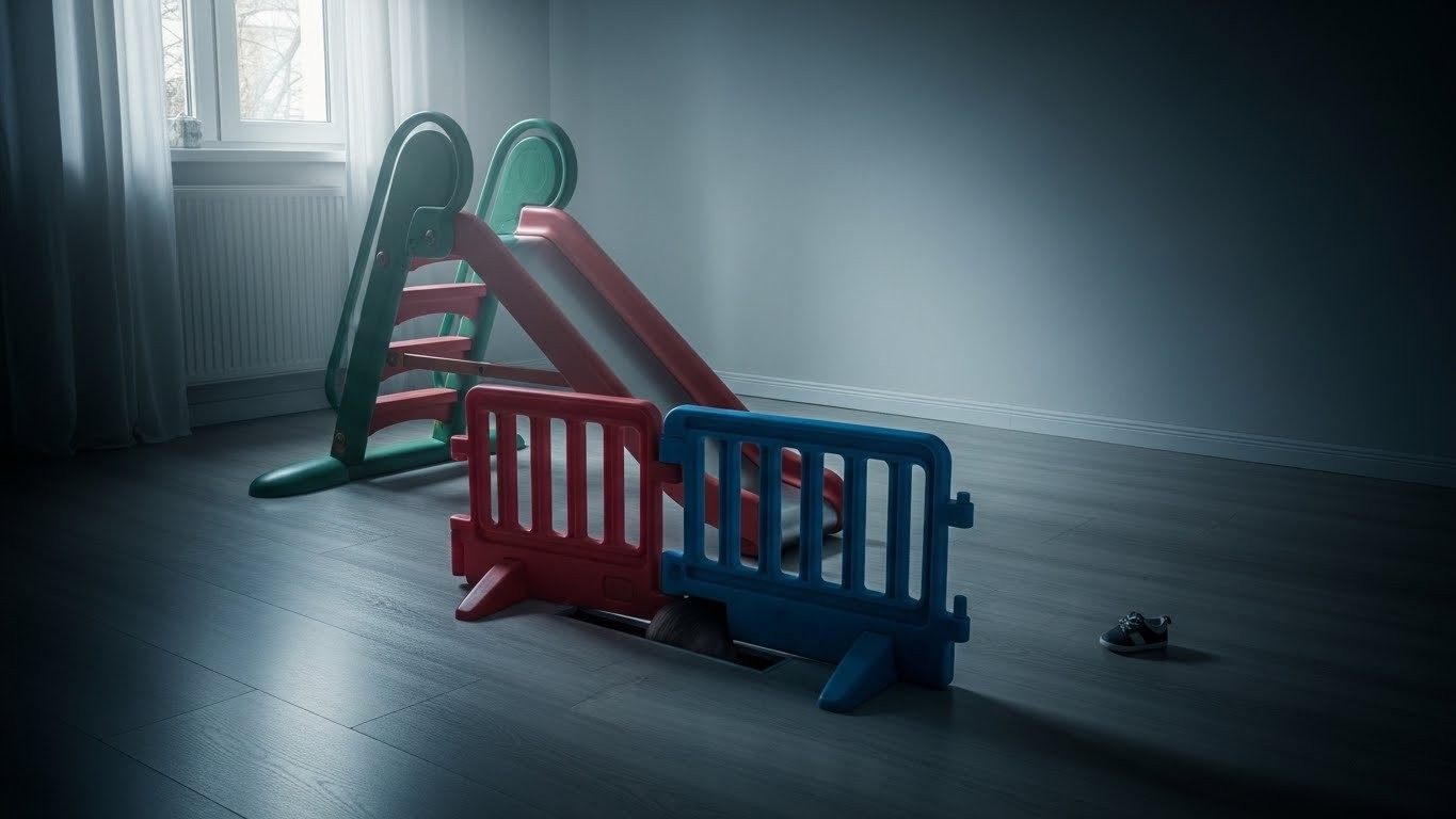 Drame aux États-Unis : un bébé de 1 an asphyxié après s'être coincé la tête dans un toboggan de garderie. Détails choc, enquête en cours et leçons de sécurité.