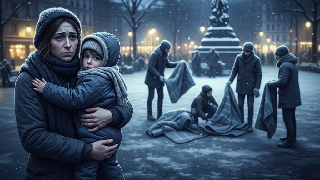 Enfants Sans Abri en Hiver : Le Combat des Familles