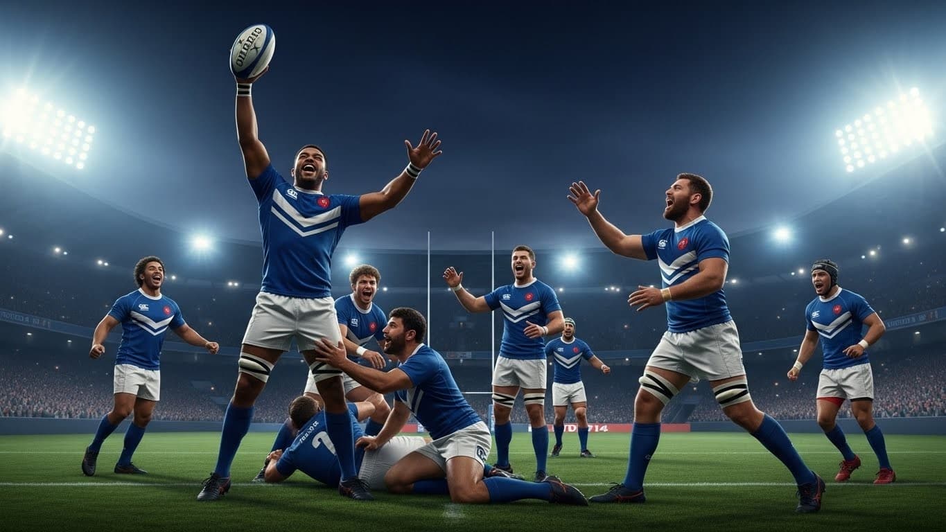 Découvrez l'équipe type de la 14e journée de Top 14 ! Tolofua triplé, Jalibert magistral, Moefana tranchant... Une phase retour explosive avec des surprises et des performances XXL.