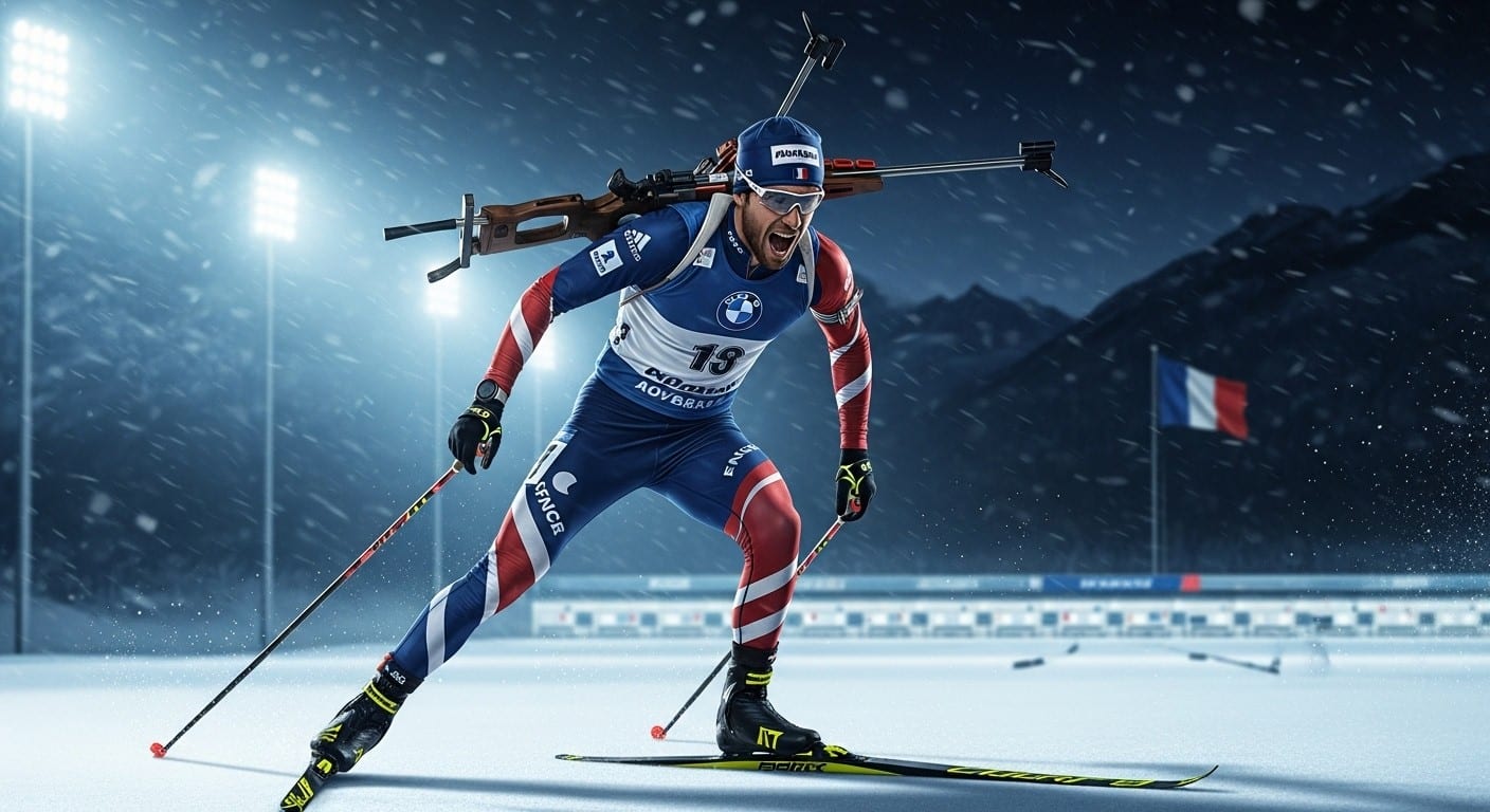 Eric Perrot remporte l'individuel court à Nove Mesto avec 20/20 au tir, devant Jacquelin. À deux semaines des JO 2026, le champion du monde prend un énorme élan. Découvrez son analyse.