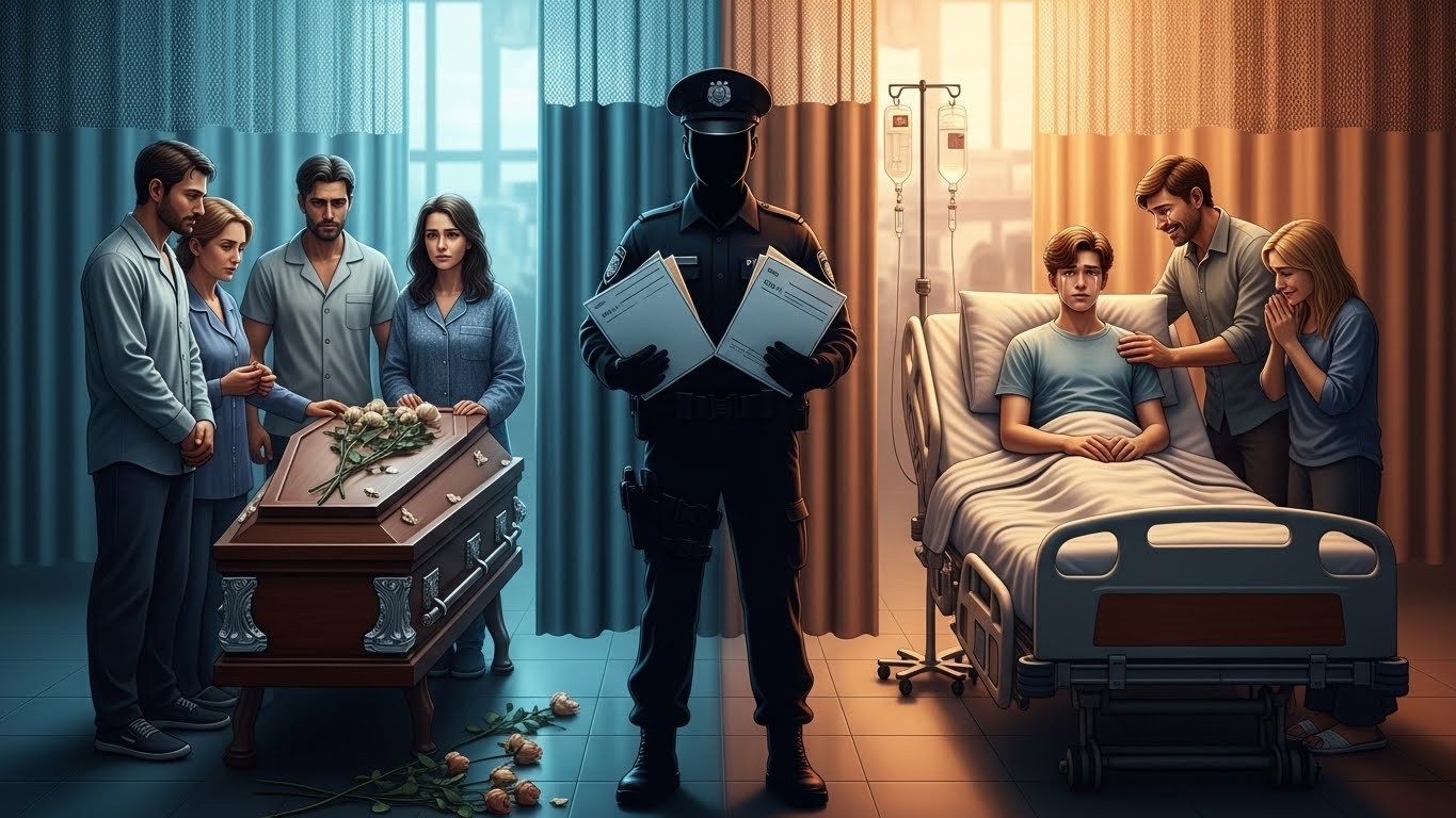 Découvrez l'incroyable erreur de la police britannique qui a annoncé à tort la mort d'un adolescent après un accident de voiture, plongeant deux familles dans un drame inimaginable. Un choc émotionnel intense.