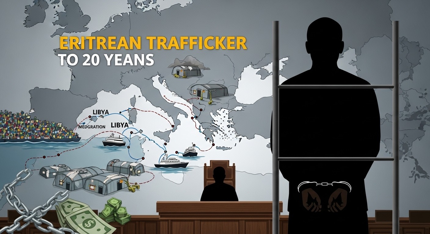 Un réseau de trafic d'êtres humains particulièrement violent, tortures et extorsions en Libye : un dirigeant érythréen écope de 20 ans de prison aux Pays-Bas. Décryptage d'une affaire choc qui révèle les dessous sordides des migrations.