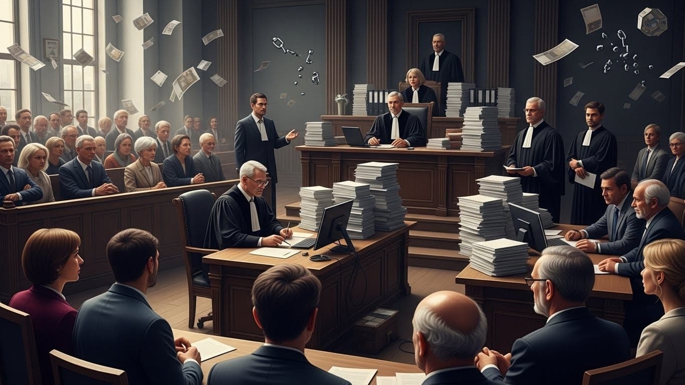 Découvrez l'incroyable affaire d'escroquerie qui secoue l'Essonne : 10 ans d'enquête, des millions volés à des banques et aux allocations familiales. Un procès hors norme avec 55 accusés. Les détails choquants.