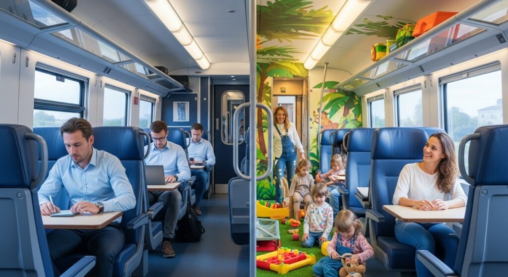 Espaces No Kids dans les Trains : Le Débat qui Divise