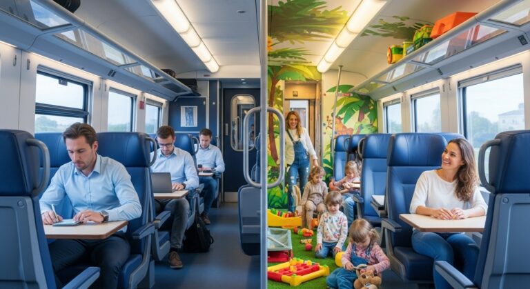 Espaces No Kids dans les Trains : Le Débat qui Divise