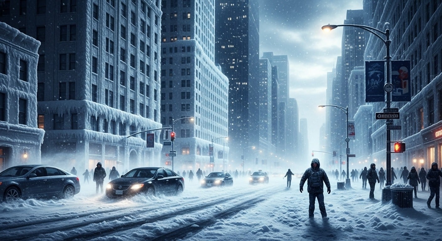 Les États-Unis affrontent une vague de froid polaire historique touchant 160 millions de personnes. Neige, glace et températures extrêmes paralysent le pays : découvrez les impacts et préparatifs.