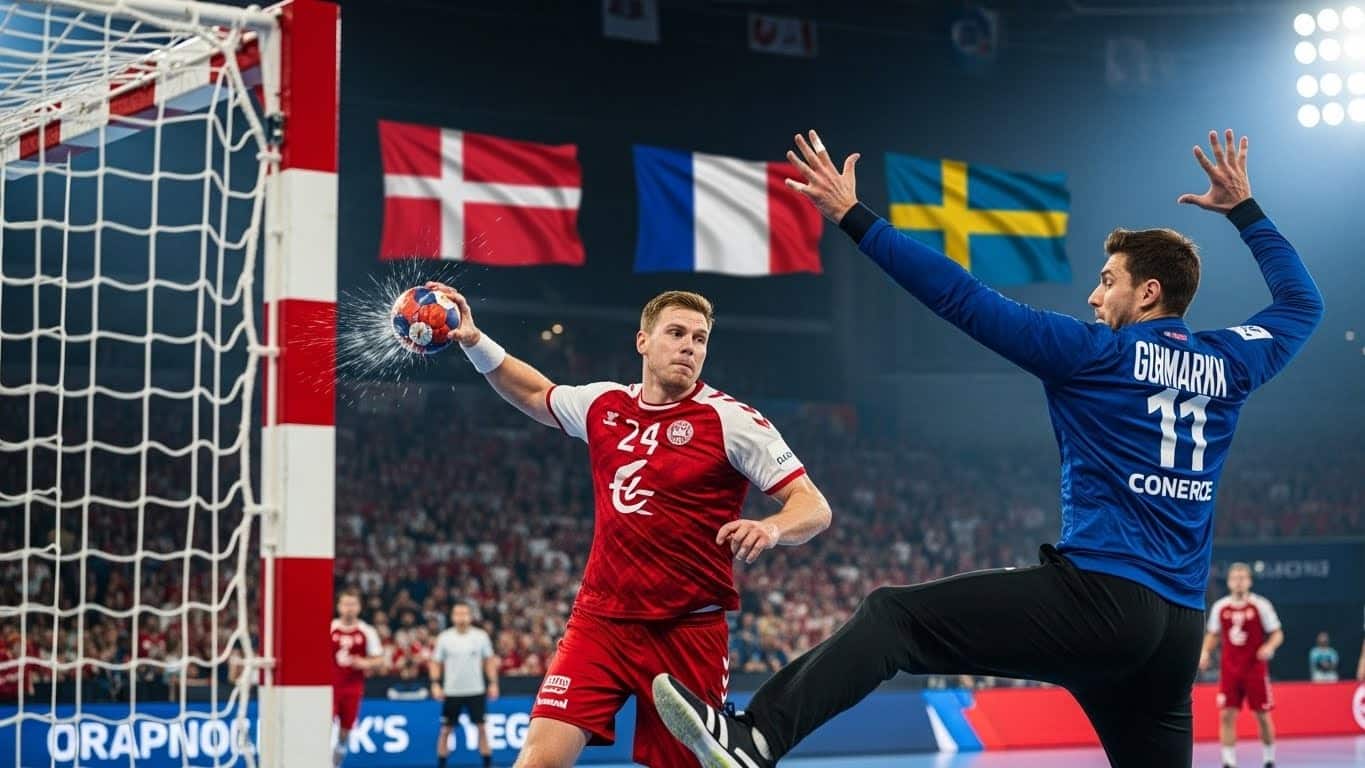 Qui remportera l'Euro masculin de handball 2026 ? Danemark ultra-favori, France tenante du titre et Suède revancharde : analyse complète des forces en présence et du parcours infernal qui attend les candidats au sacre.